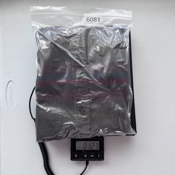 Cabelas Flannel Shirt Men's‎ Medium Green Plaid Elbow Patches Outdoor Work - Picture 6 of 6